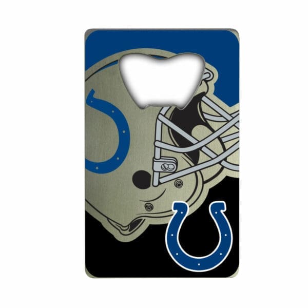 Indianapolis Colts Credit Card Style Bottle Opener 2 x 3.25 1